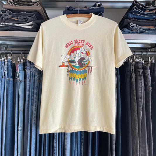 Great Smoky Mtns T-shirt Yellow