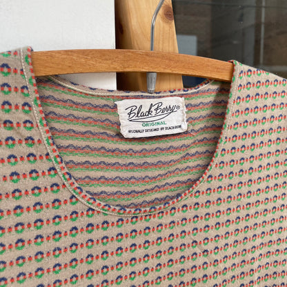 Pattern T-Shirt Beige