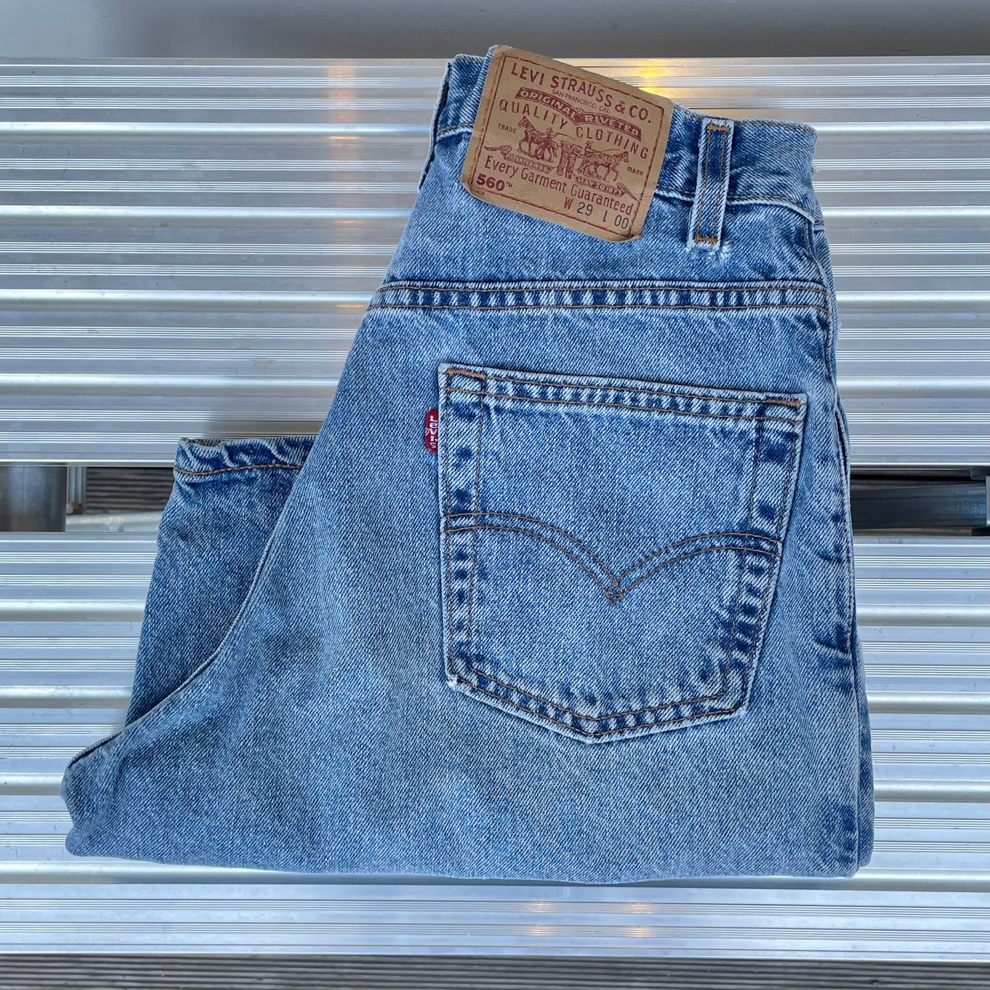 560 Denim Shorts Blue