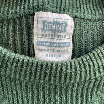 Short Sleeve Knit Green