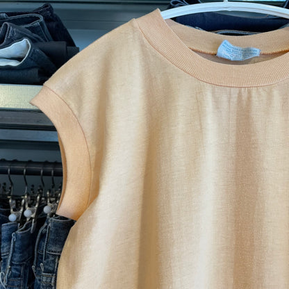 Atlantic City New Jersey T-Shirt Tan Cotton/Polyester