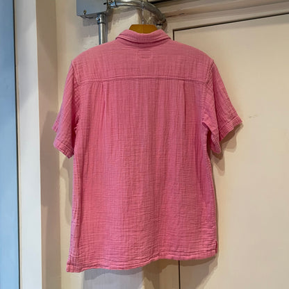 Gauze Short Sleeve Shirt Pink