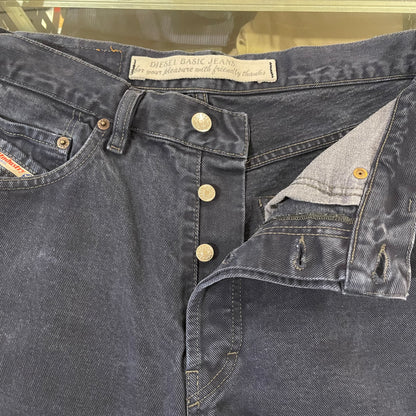 Navy Twill Pants Regular Tapered