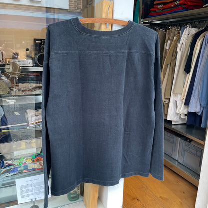 Football T-Shirt Long Sleeve Black