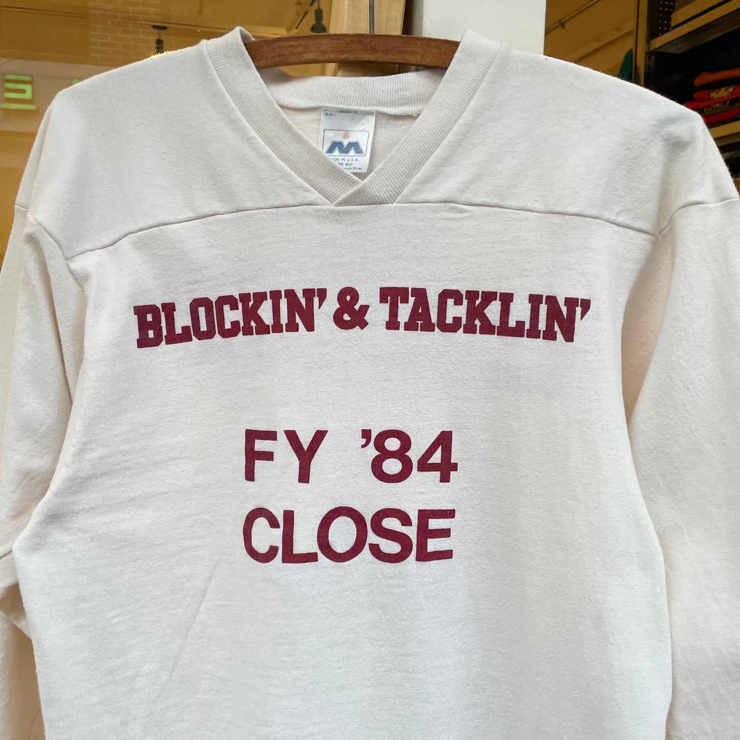 Blockin' & Tacklin' T-Shirt White