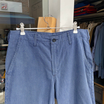 Hickory Stripe Shorts Blue