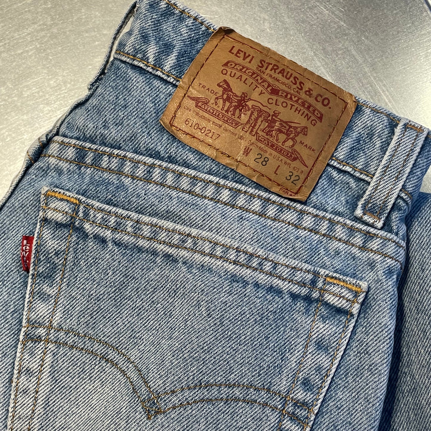 610 Tapered Jeans Blue