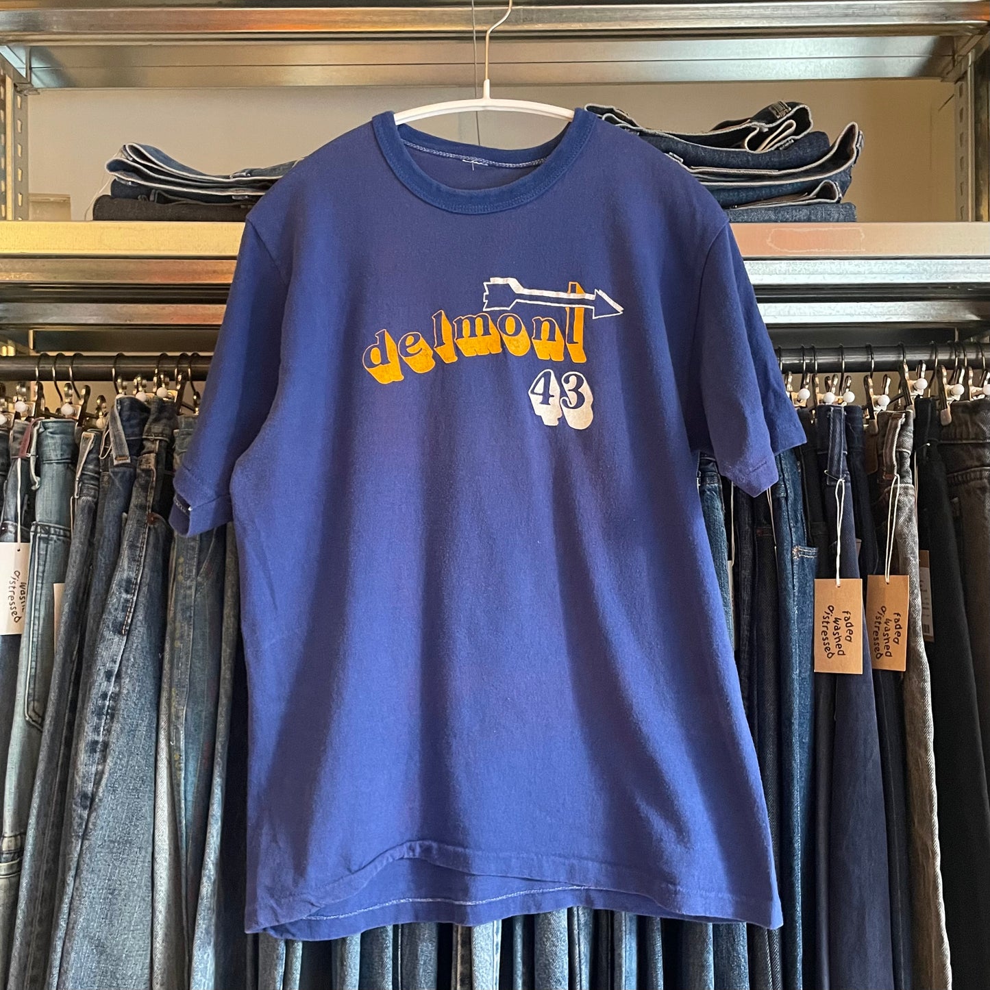 Delmont 43 Arrow Graphic Tee Blue
