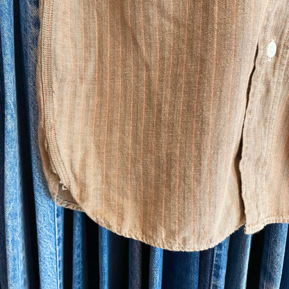 Herringbone Work Shirt Brown