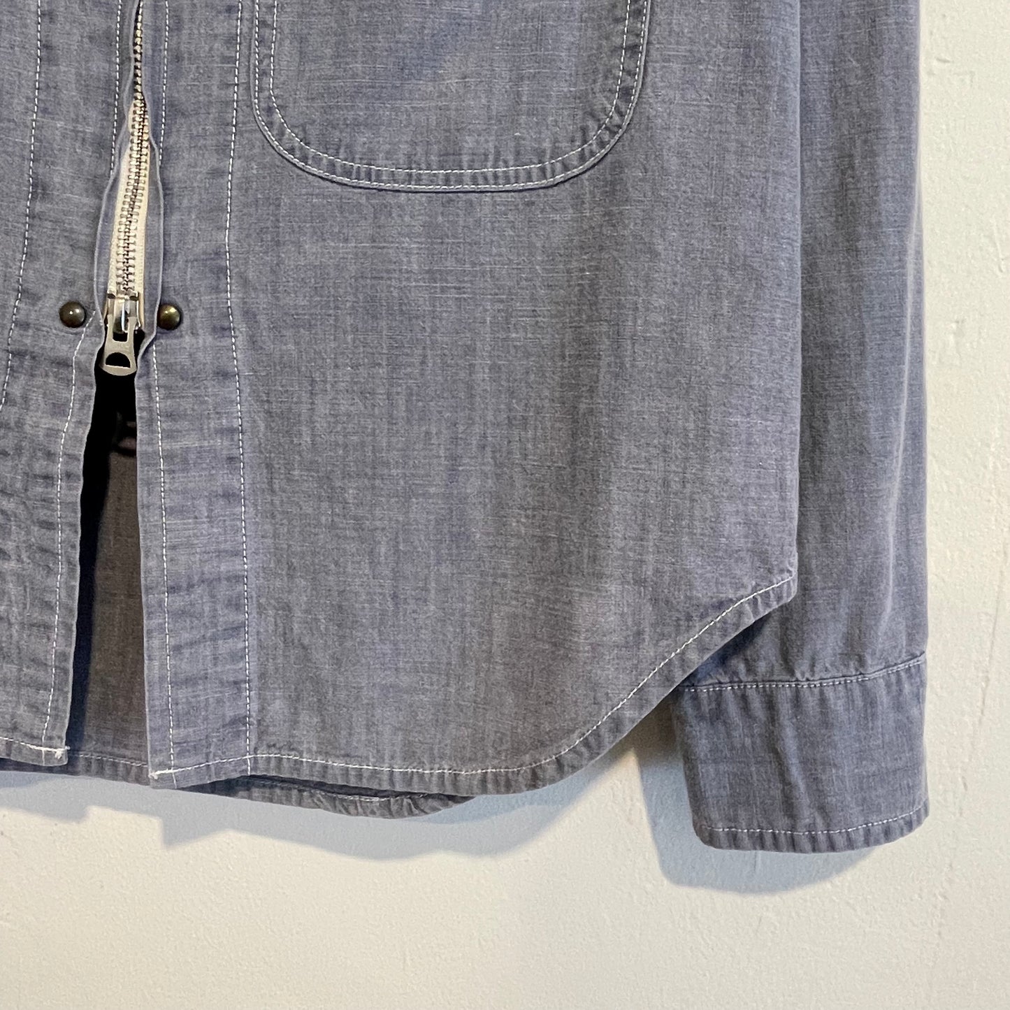 El Rito Zip Chore Jacket Blue Universal Zip