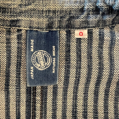 Work Jacket Denim Faded Washed Distressed