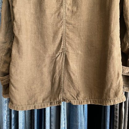 Flap  Pocket Jacket Brown