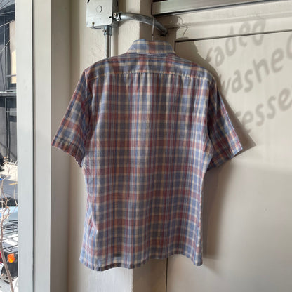 Plaid Check Shirt Blue