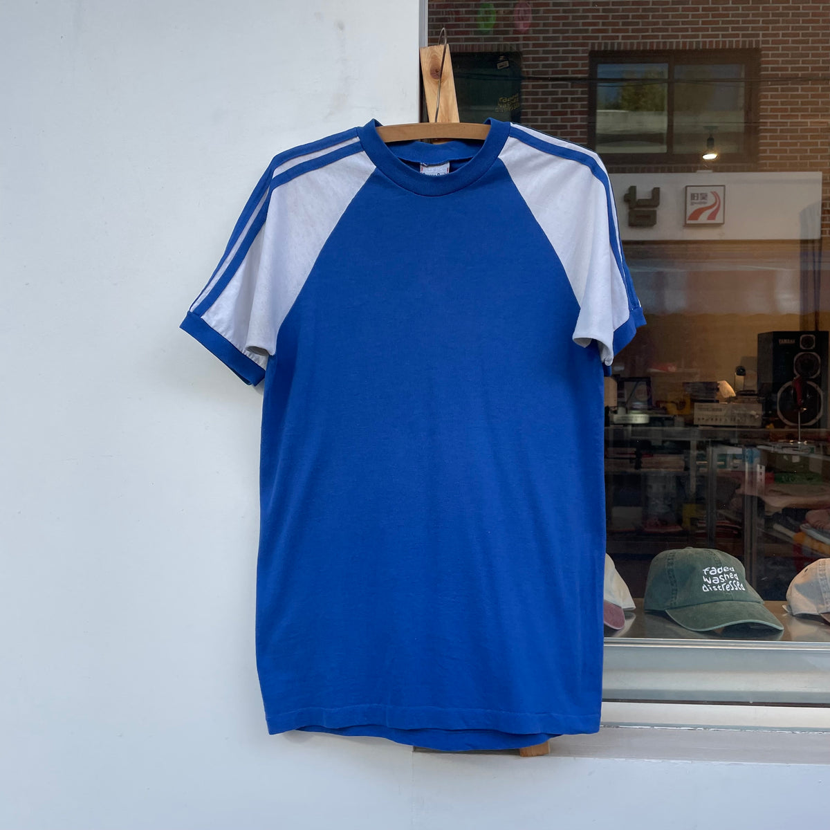 Raglan Ringer T-Shirt Blue