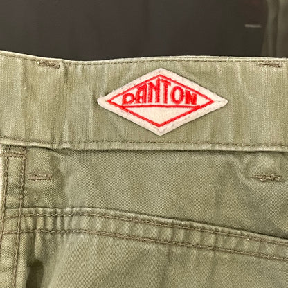 Utility Skirt Olive Green Cotton