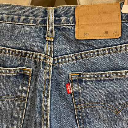 501 Jeans Regular Straight Light Wash Blue