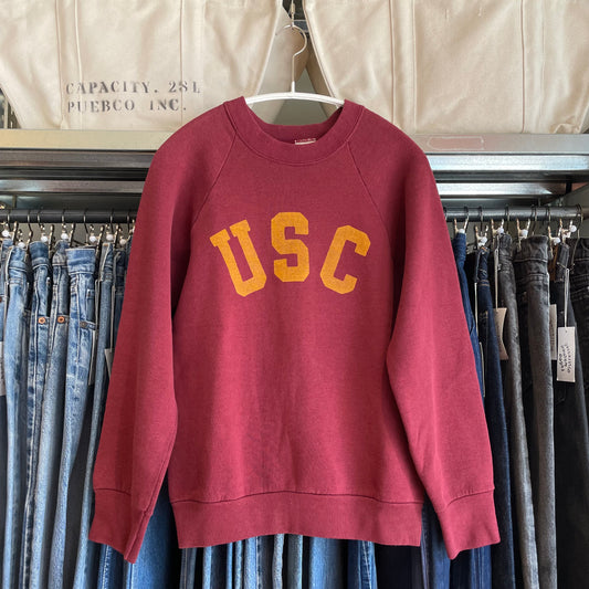 USC Sweatshirt Red Tubular Raglan