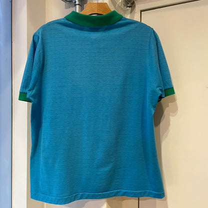 Stripe Polo Shirt Blue