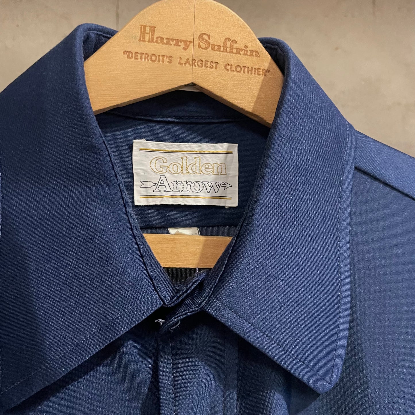 Qiana Nylon Shirt Navy