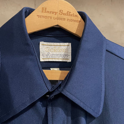 Qiana Nylon Shirt Navy