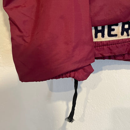 Y-Teen Jacket Sherry Maroon Patched Nylon