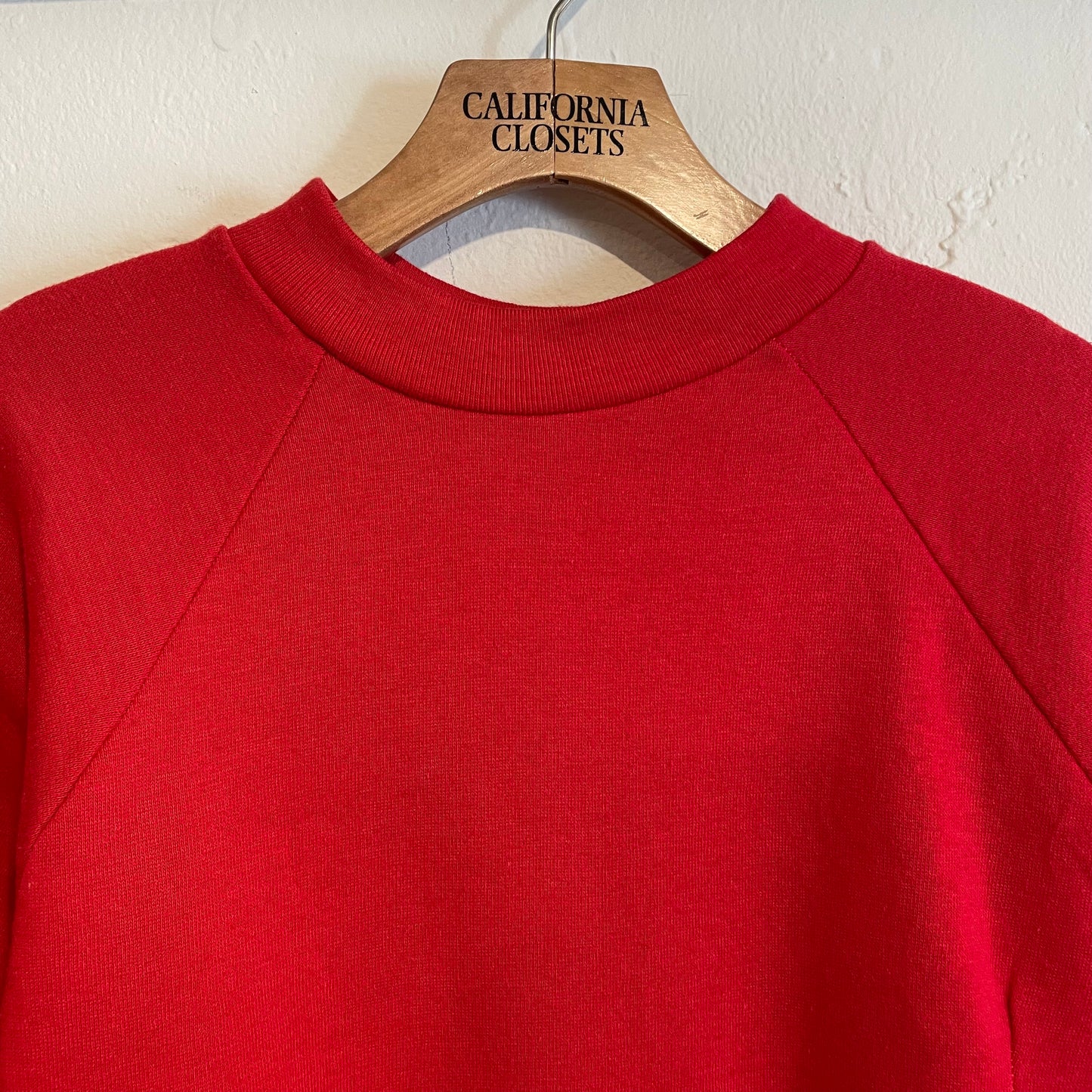 Raglan Blanc Sweatshirt Red