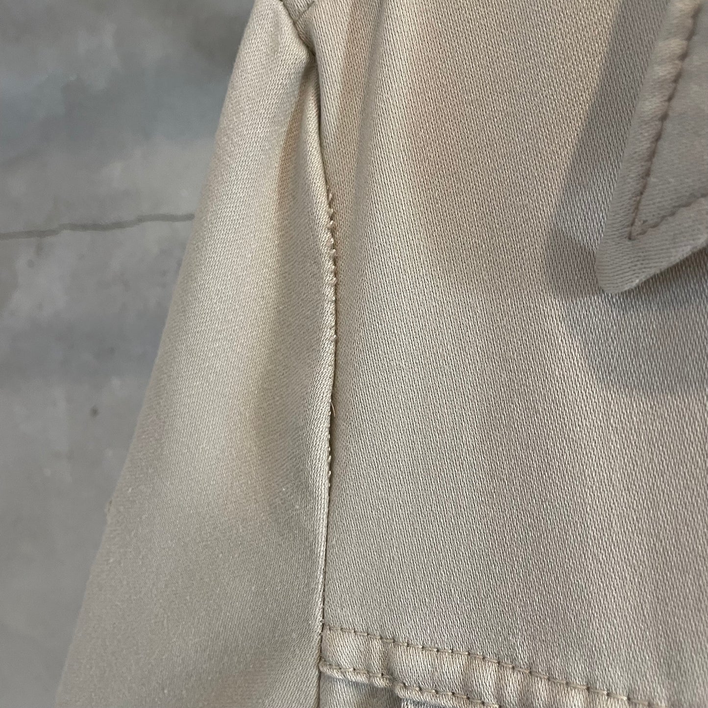 Western Shirt Jacket Beige