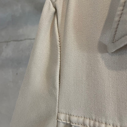 Western Shirt Jacket Beige