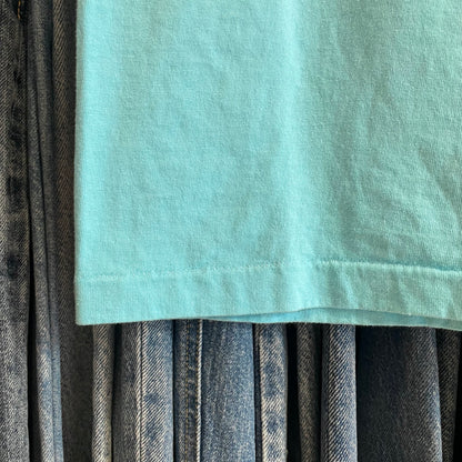 East Oakland Text Logo Tee Blue