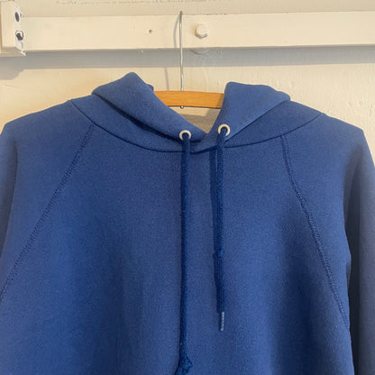 Raglan Blank Hoodie Blue