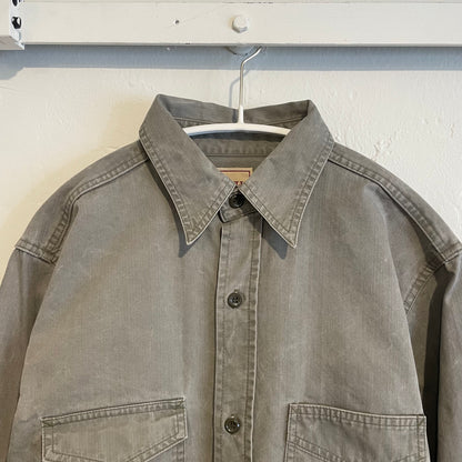 Flap Pocket Shirt Gray