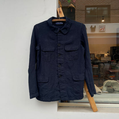 Linen Coverall Navy
