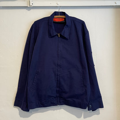 TALON Zip Cotton Work Jacket Navy