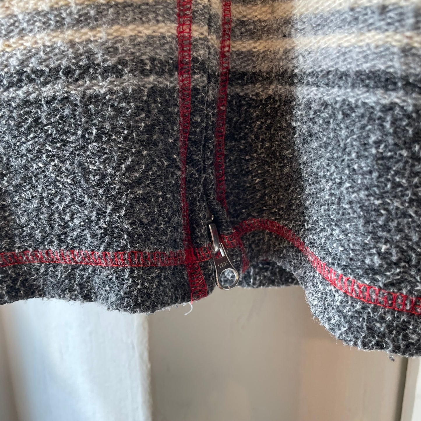 Stripe Zip Hoodie