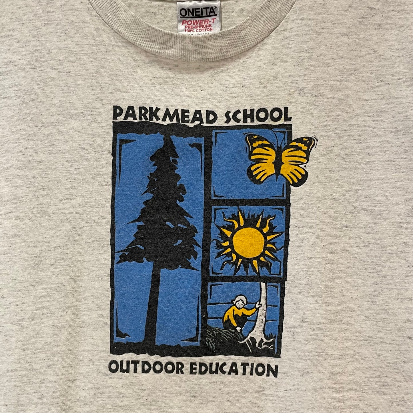 Park Mead School T-Shirt Gray
