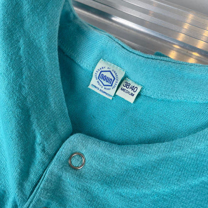 Henly Neck T-Shirt Blue