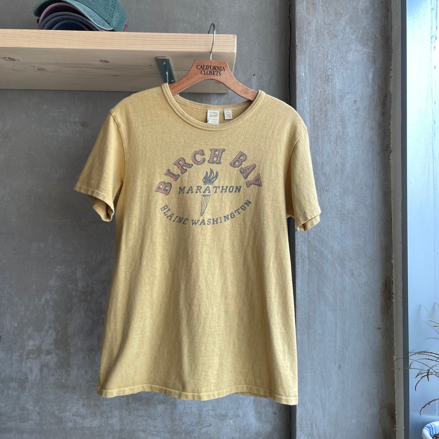 Birch Bay Marathon T-Shirt Yellow