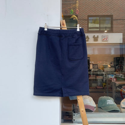 Patch Pocket Sweat Skirt Navy