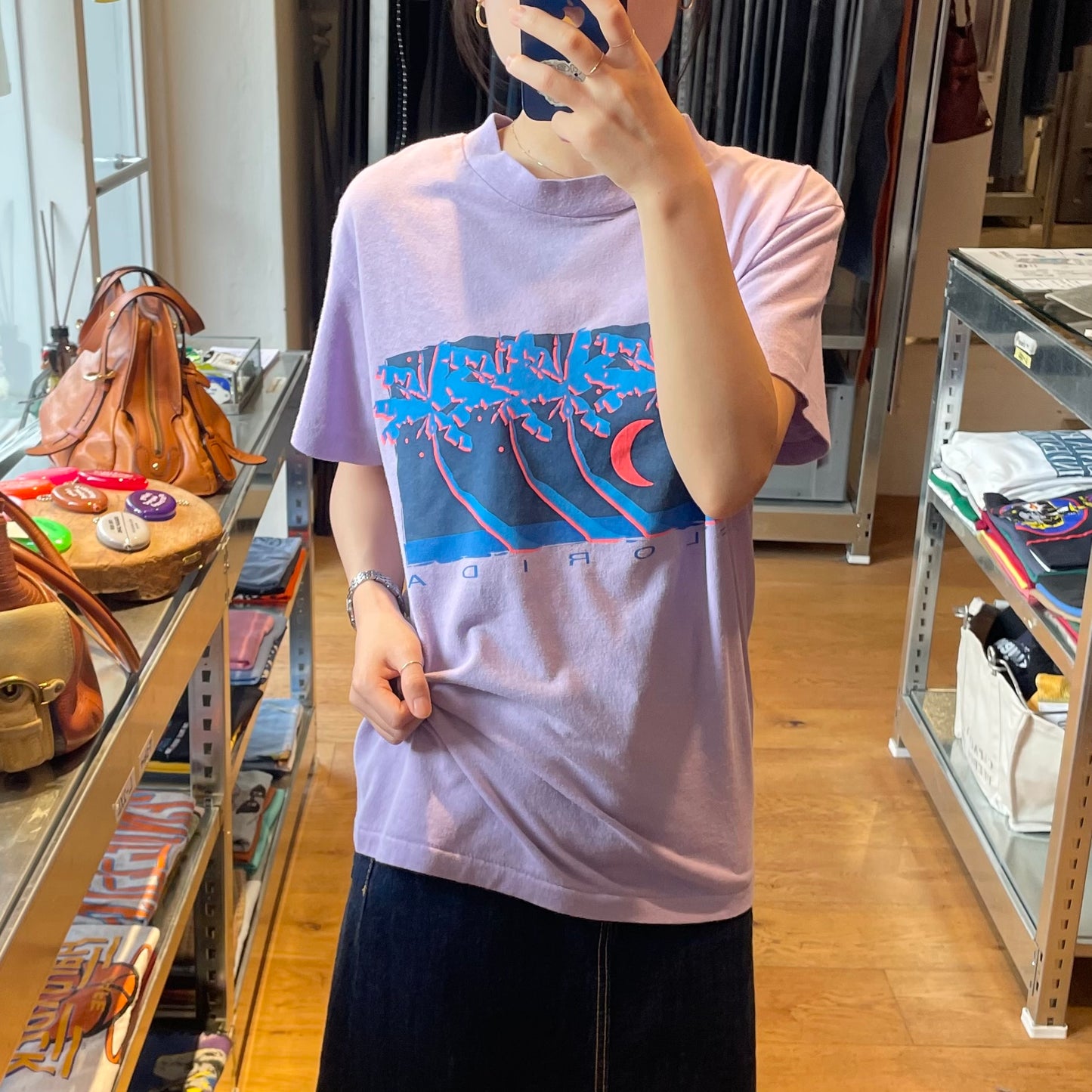 Florida Palm Sunset Souvenir Tee