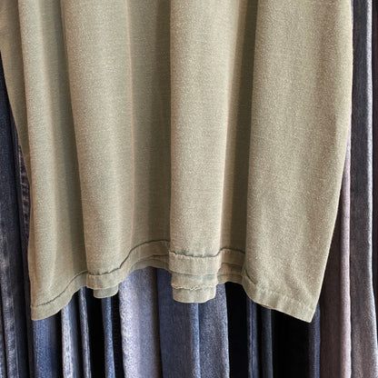 THE LAKE PLACID NY T-Shirt Green Faded