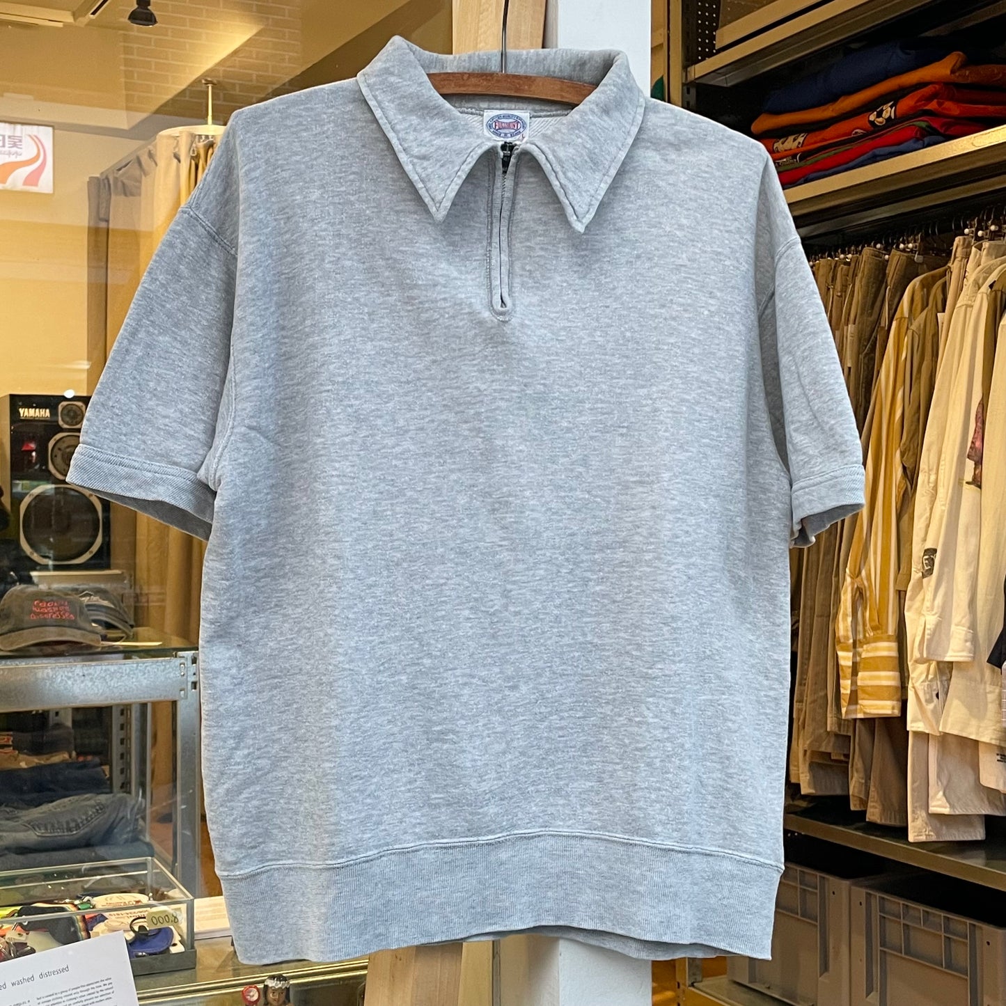 Half-Zip Sweatshirt Gray