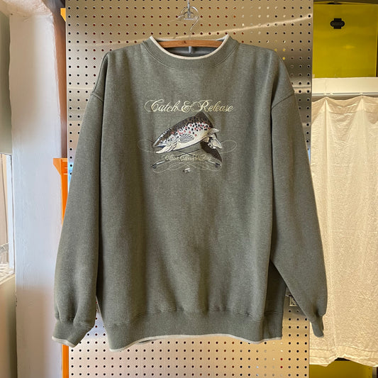 Catch And Release Sweatshirt Green