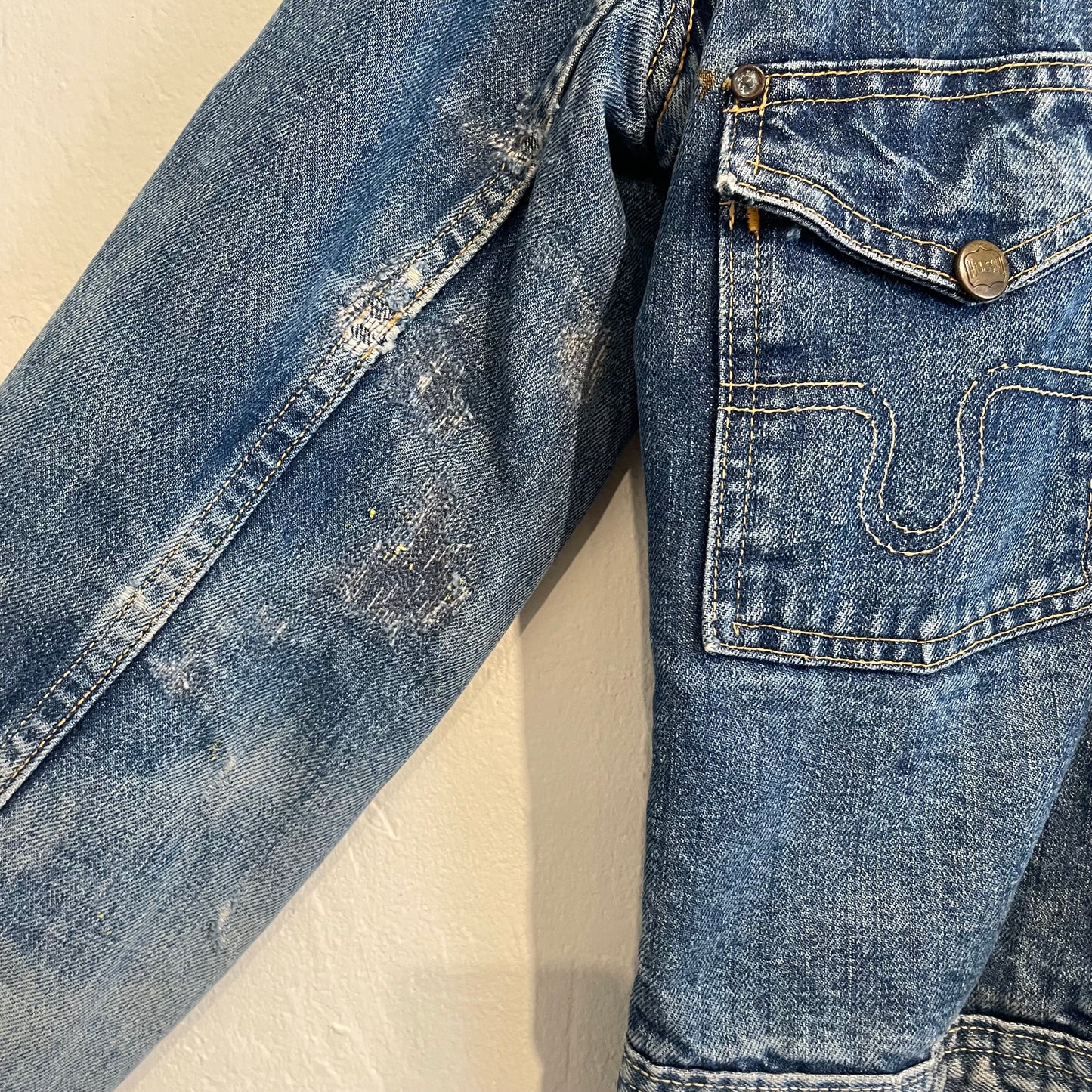 50s Rare Denim Jacket Blanket Lined