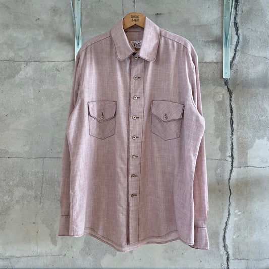 Flap Pocket Shirt Brown