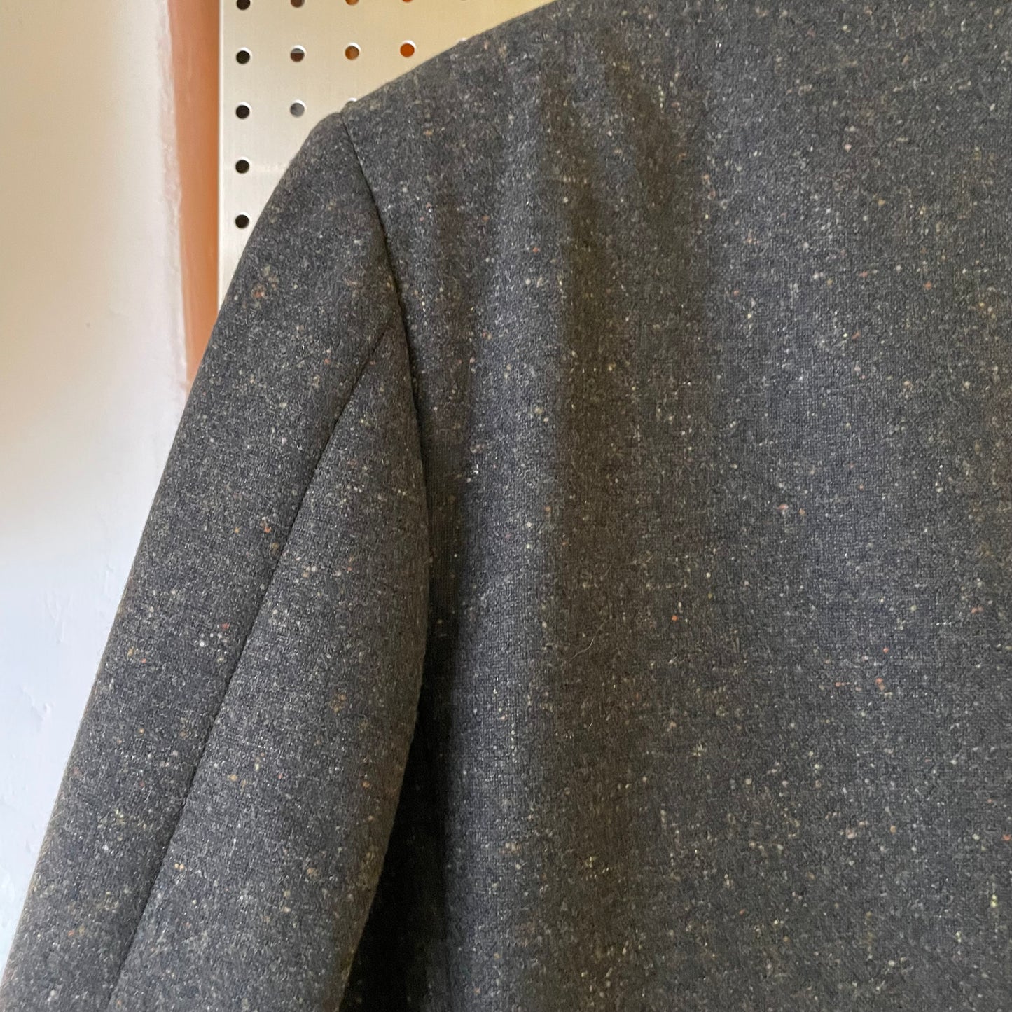 Wool Cashmere Blazer Gray