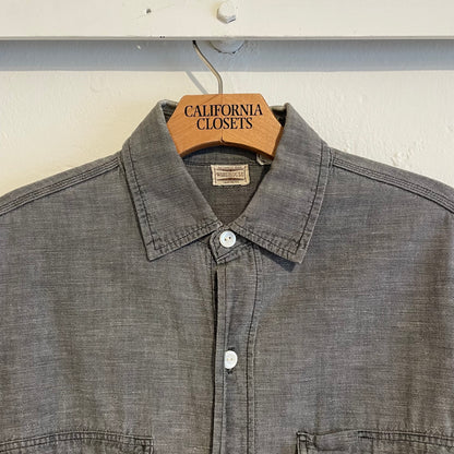 Utility Pocket Chambray Work Shirt Washed