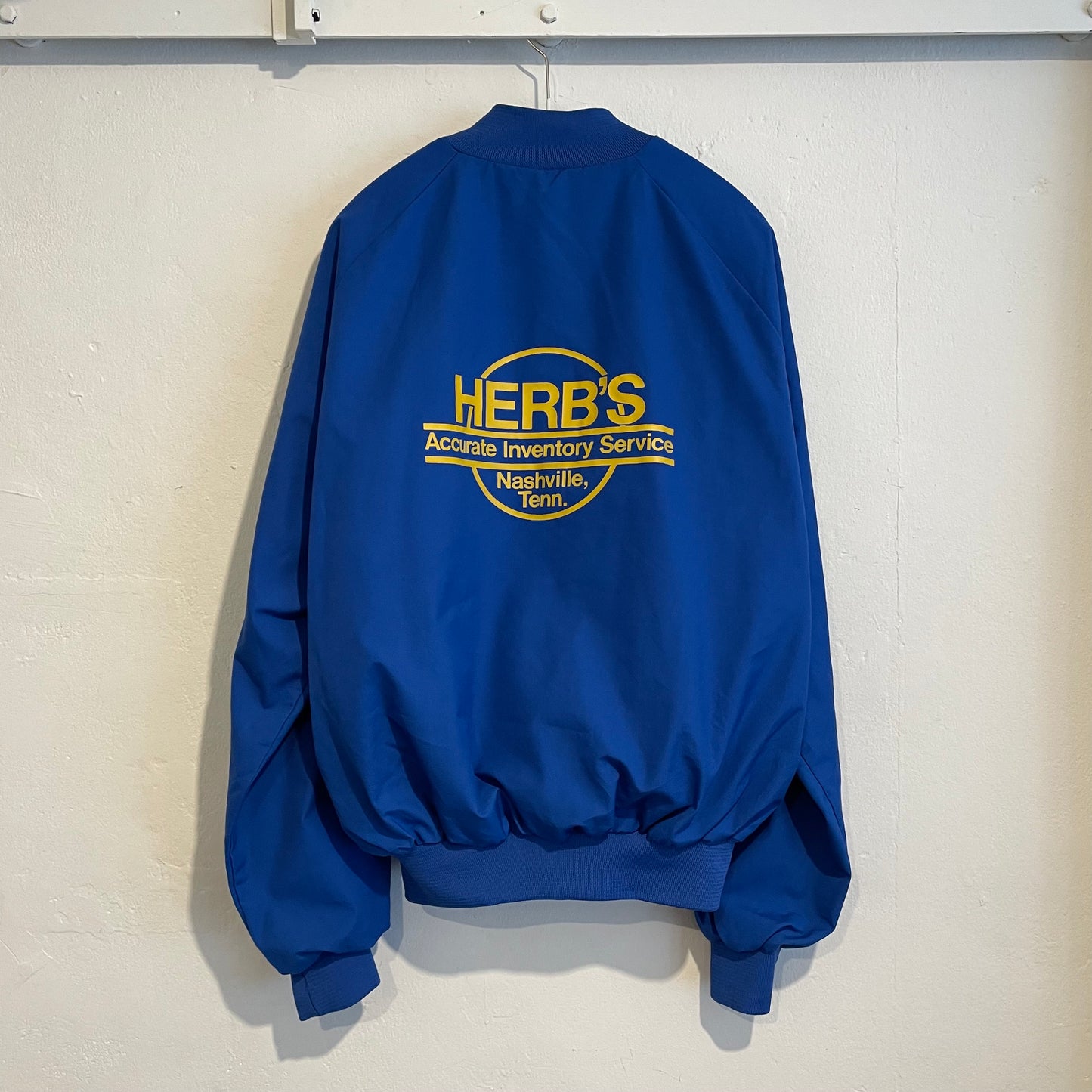 Herb's Logo Poly / Cotton Blouson Blue