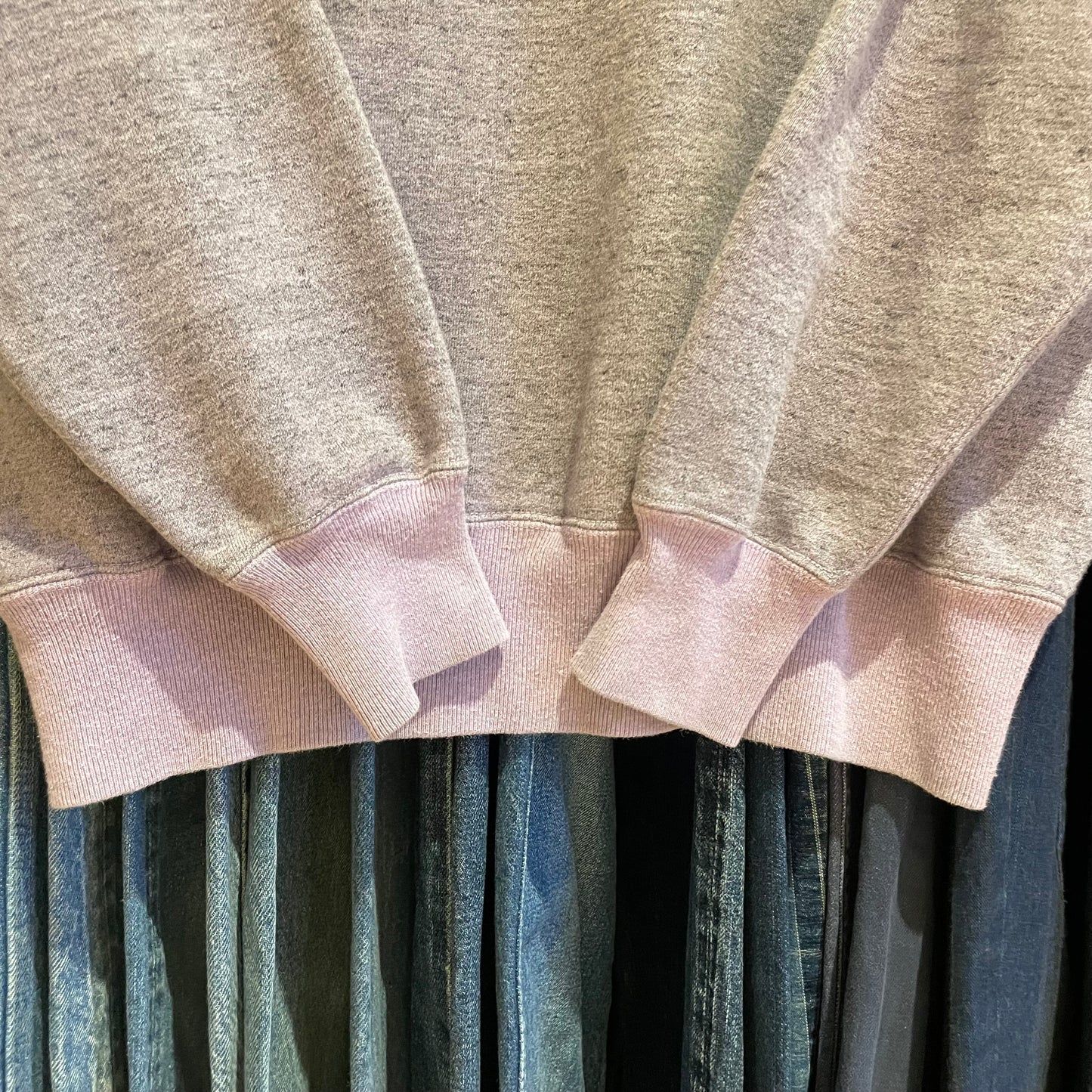 Heathered Lavender Vintage-Inspired Sweatshirt