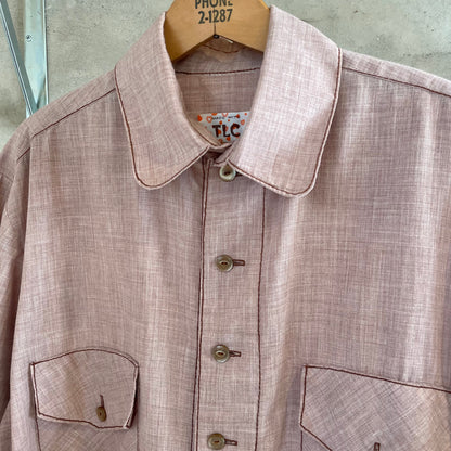Flap Pocket Shirt Brown
