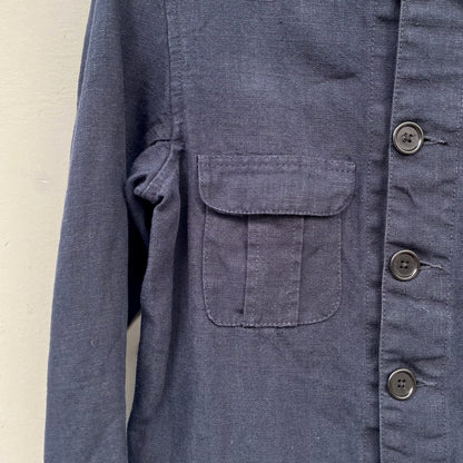Linen Coverall Navy